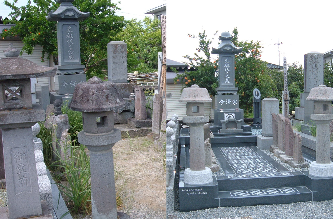お墓の修理・リフォーム